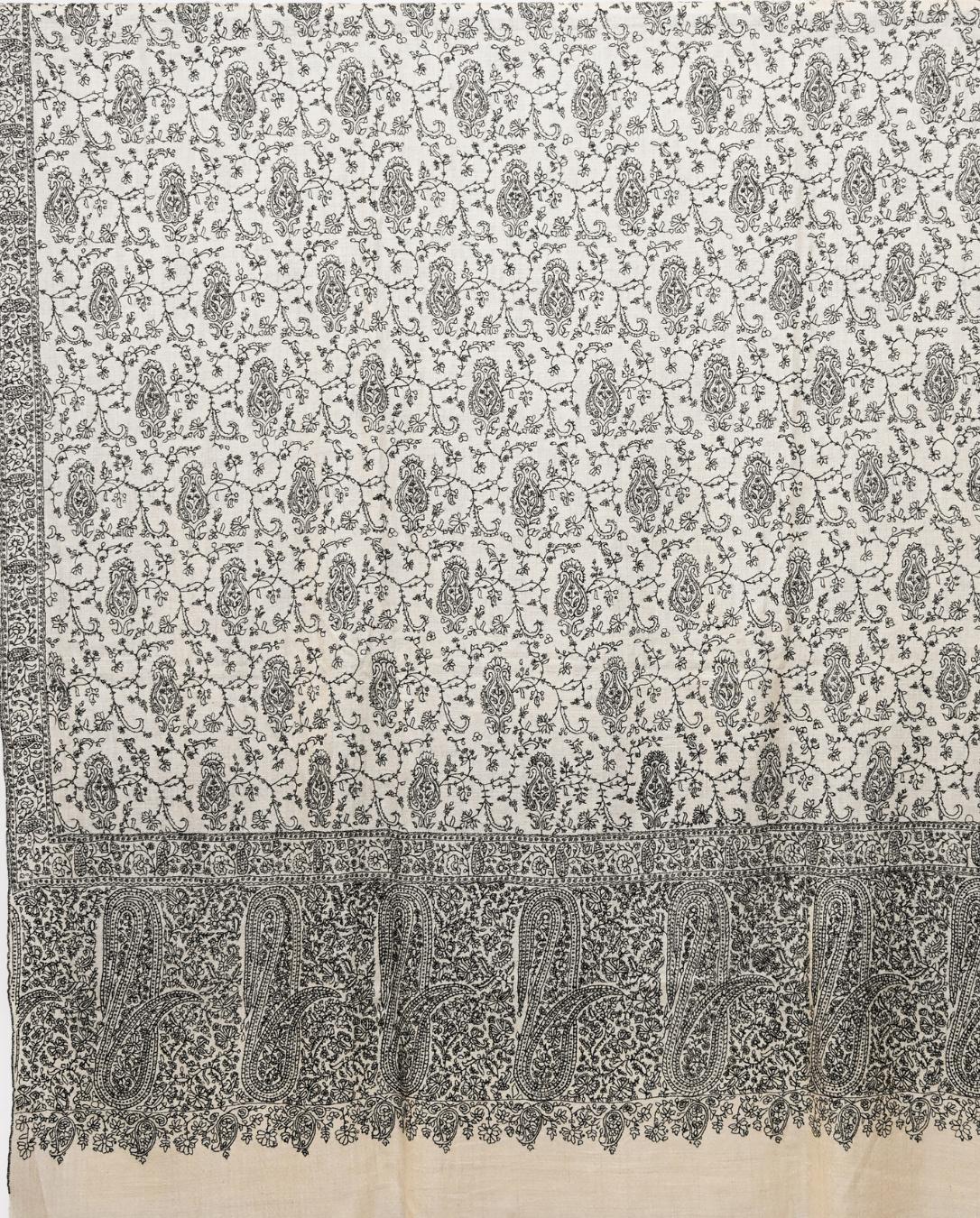 Handloom Pure Pashmina Shawl allover