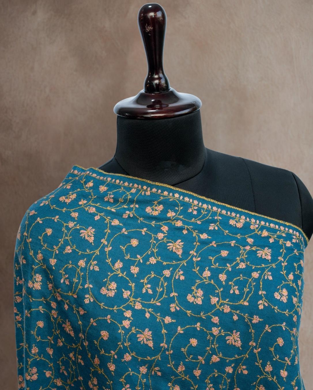 Handloom Pure Pashmina Shawl-jali