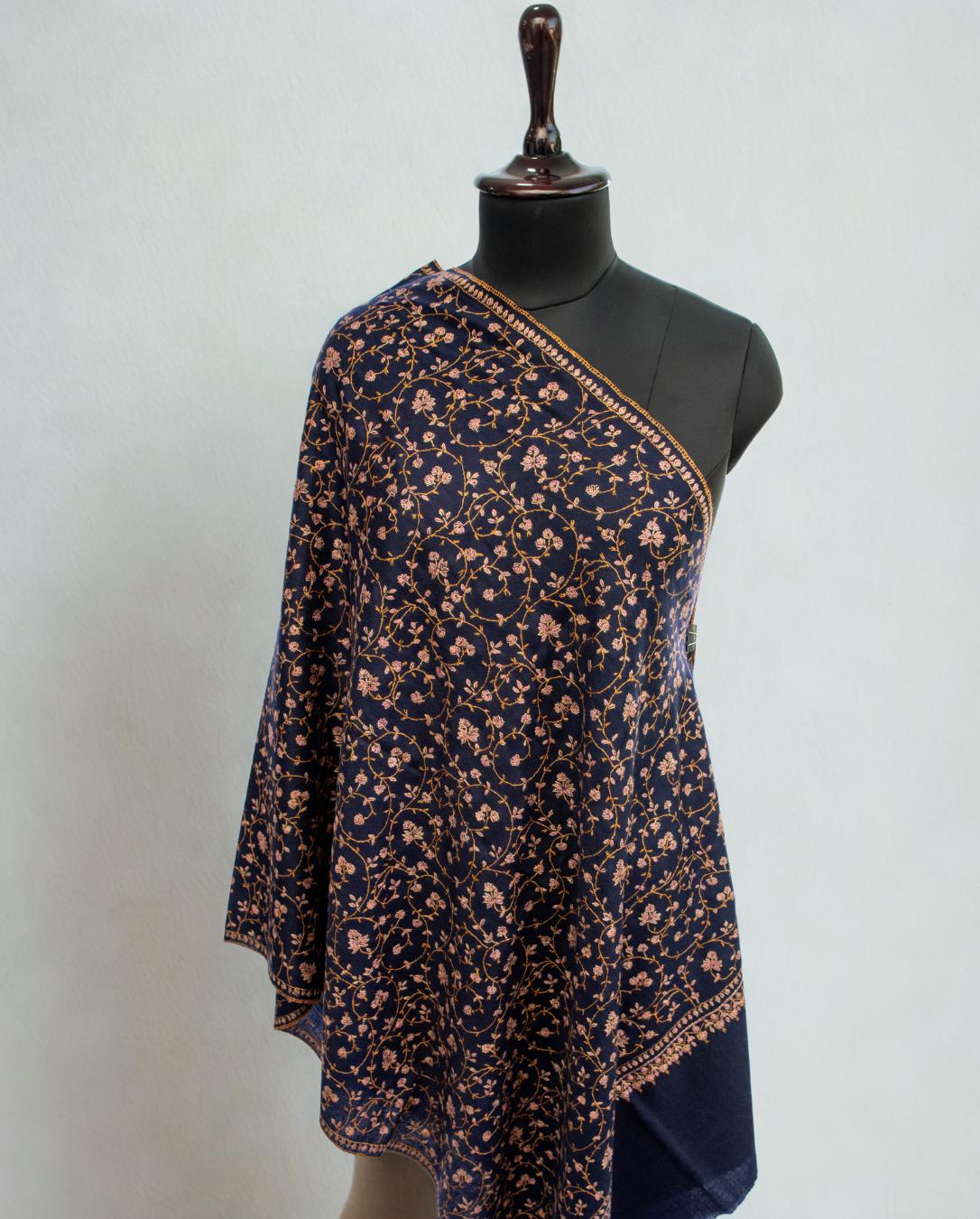 Handloom Pure Pashmina Shawl-jali